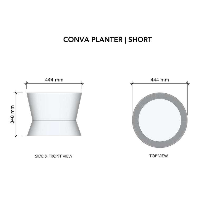 Plantr | Conva Planter - hourglass black steel pot plant | Interior, Outdoor, or custom pround plant pot. Contemporary, modern planters  Edit alt text